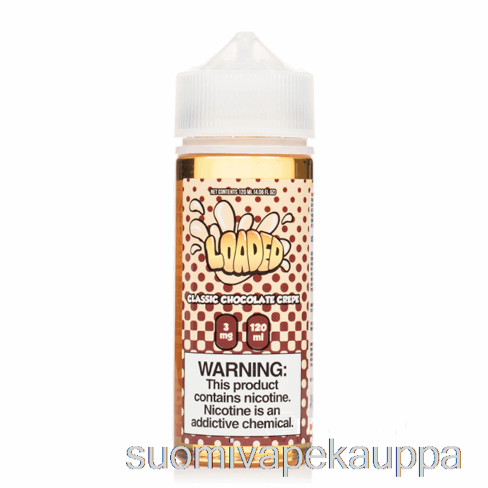 Vape Box Klassinen Suklaa Kreppi - Ladattu E-neste - Häikäilemättömät Höyryt - 120ml 6mg